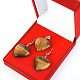 Tiger eye of heart jewelery gift set