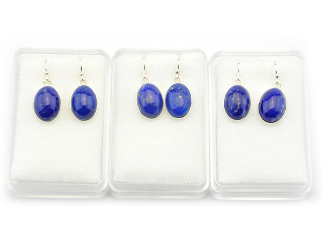 Silver earrings Lapis Lazuli