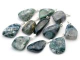 pendants from the moss agate