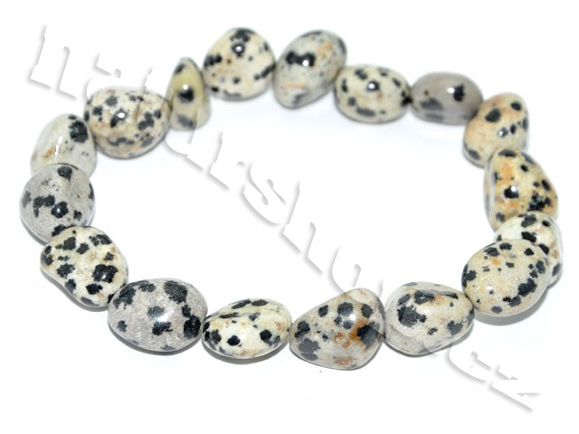 Dalmatian jasper bracelet