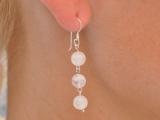 bridal earrings moonstone